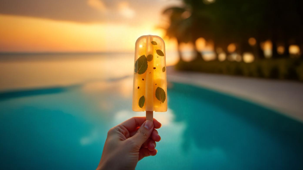 Receitas de gelados com frutas e água de coco para ficar em forma